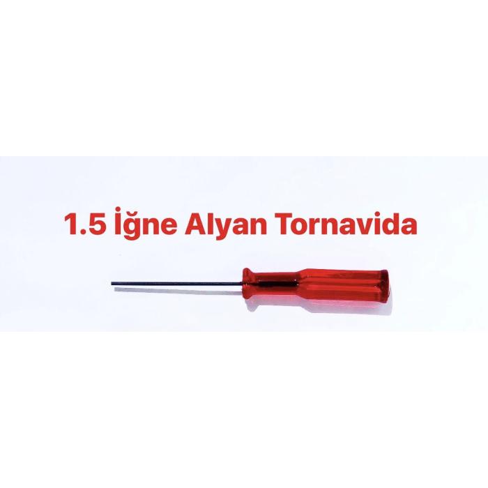 İğne alyan tornavida 1.5mm.